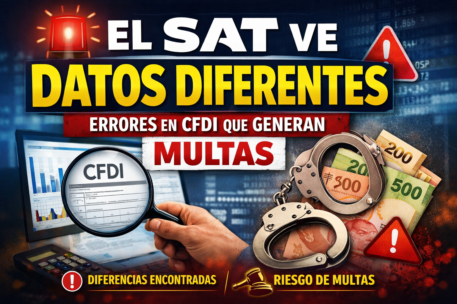 El SAT ve datos diferentes cómo evitar errores fiscales y multas
