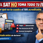 IVA acreditable SAT por qué no coincide y cómo corregirlo
