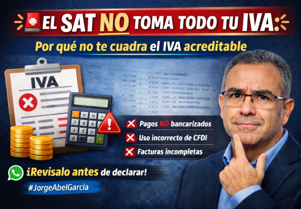 IVA acreditable SAT por qué no coincide y cómo corregirlo
