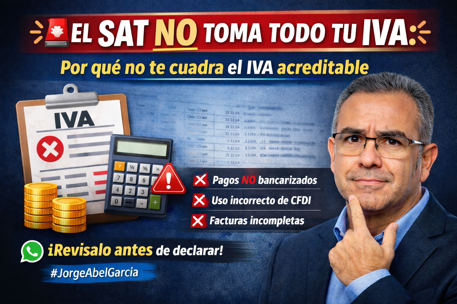 IVA acreditable SAT por qué no coincide y cómo corregirlo