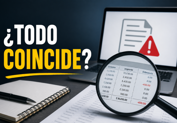 Revisión de información fiscal con lupa para detectar diferencias entre sistema administrativo y datos del SAT