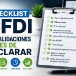 Checklist CFDI con 10 validaciones que todo contador debe revisar antes de presentar una declaración de impuestos.