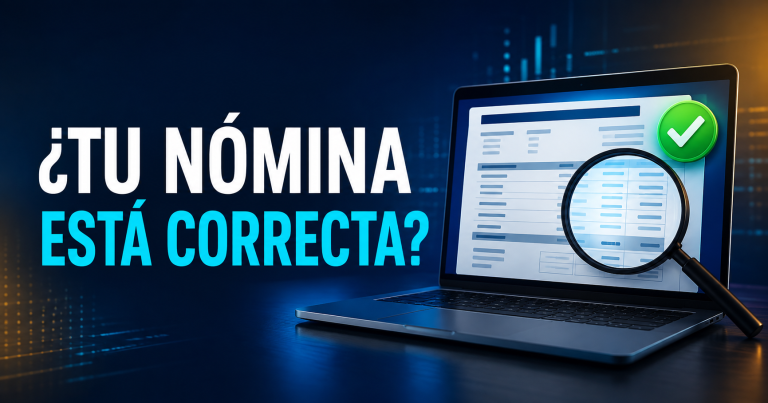 Revisión de CFDI de nómina para verificar que los cálculos y la información sean correctos.